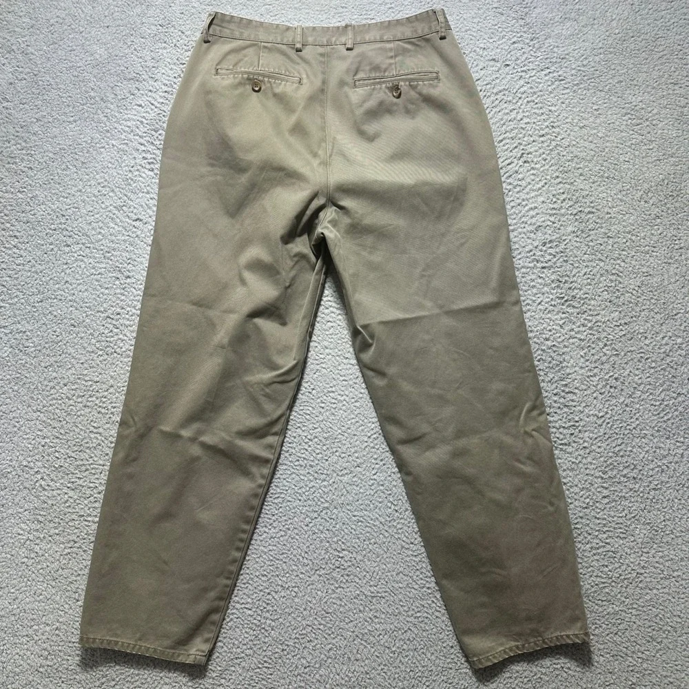 Banana Republic‎ Pleated Khaki Chino Pants Mens 33x30 Casual Everyday Gorpcore